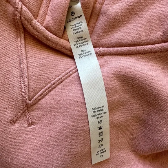 Lululemon All Yours Hoodie Fleece Size 6 - Picture 10 of 12